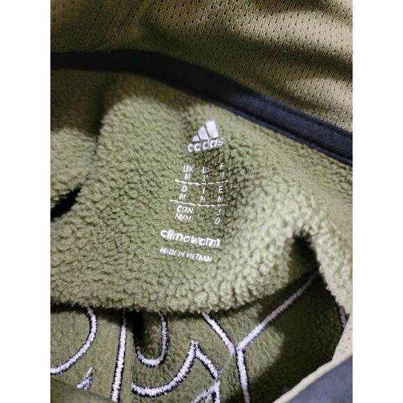 Men's Adidas Green & Black Hoodie - Medium - Picture 4 of 7